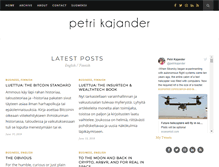 Tablet Screenshot of petrikajander.com